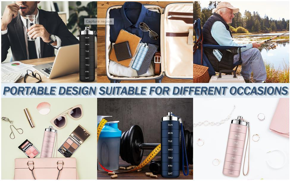 π LIMITED OFFER 50% OFF β Shop Now! π§³πMetal Travel Pill Organizer
